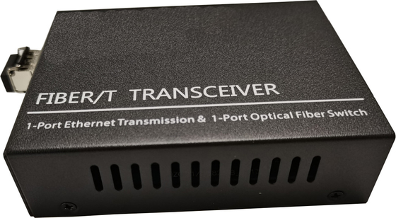Ethernet Optische Media Convertor 10/100/1000M de Vezel van Singlemode Duplex SFP