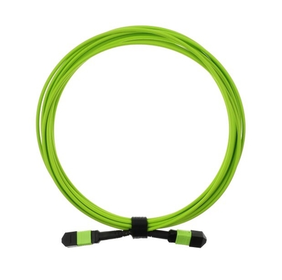 20 m Lime Green OM5 MPO/MTP glasvezelkabel met Zirconia keramische connector