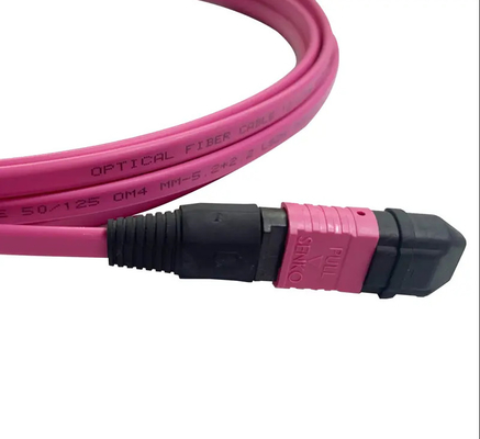 MPO MTP Zirconia Ceramic Connector 3.0mm Kabeldiachter -40.C tot 85.C PVC/LSZH Jacket 20m Lengte