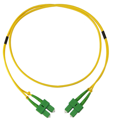 Telecom-graad glasvezel patch kabel met PVC/LSZH Jacket 3,0 mm diameter en laag invoegverlies