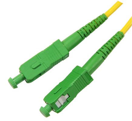 Telecom-graad glasvezel patch kabel met PVC/LSZH Jacket 3,0 mm diameter en laag invoegverlies