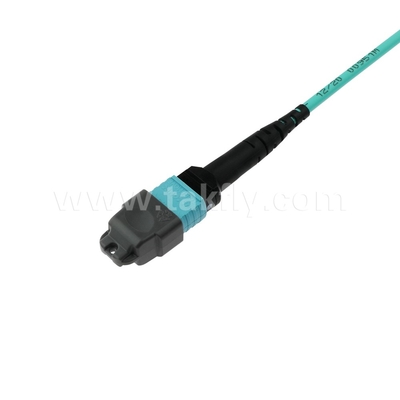 16 Core SM MM MPO MTP Fiber Optic Jumper Cable voor datacenters FTTX Aanpasbaar
