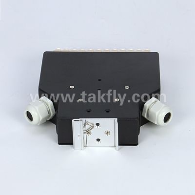Terminalbox DIN Rail Mounted Aluminium LC/Sc Sx/Dx Glasvezel voor Telecom FTTX
