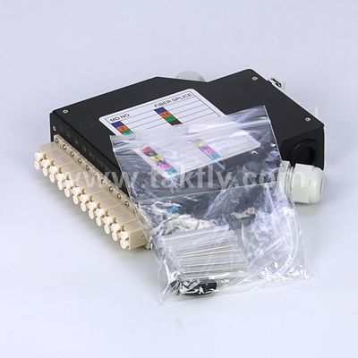 Terminalbox DIN Rail Mounted Aluminium LC/Sc Sx/Dx Glasvezel voor Telecom FTTX