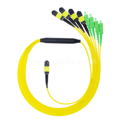 Optioneel MTP-trunkkabel MPO/MTP SC/LC/FC/ST/MPO glasvezelkabel voor datacenters