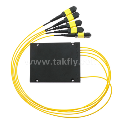 Fibre optic kabel MPO/MTP SM/MM PLC Splitter 1x4 voor datacenter FTTX