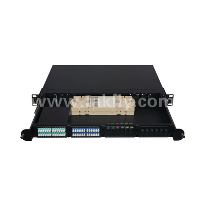 1U Rack Mount 24F MPO-LC MTP Patch Panel High Density 96F Voor datacenters