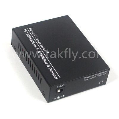 10G onbeheerde vezelmediaconverter met volledige/halve duplex- en ST/SC-verbinding