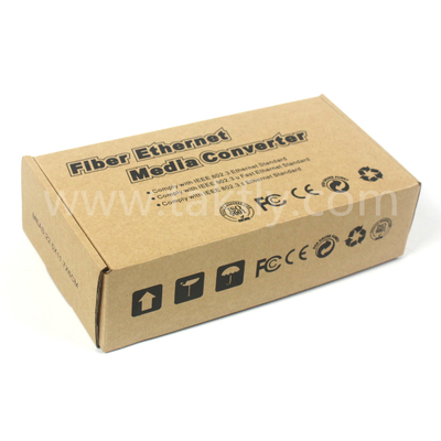 10G onbeheerde vezelmediaconverter met volledige/halve duplex- en ST/SC-verbinding