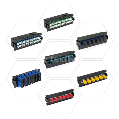Aanpasbare glasvezel MPO-cassette MTP-patchpaneel Schuiftype voor datacenters FTTX