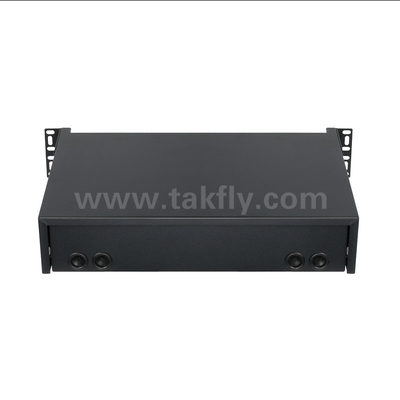 Aanpasbare glasvezel MPO-cassette MTP-patchpaneel Schuiftype voor datacenters FTTX