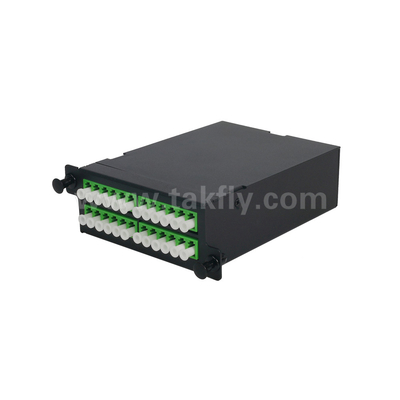 Optische vezel MPO Cassette MTP Patch Panel Aluminium legering Slidable Type Management Voor Data Center FTTX