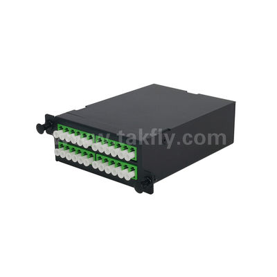 MPO/MTP-patchpaneel Beheercassette Aluminiumlegering Verschuifbaar type glasvezel voor datacenter FTTX-bekabeling