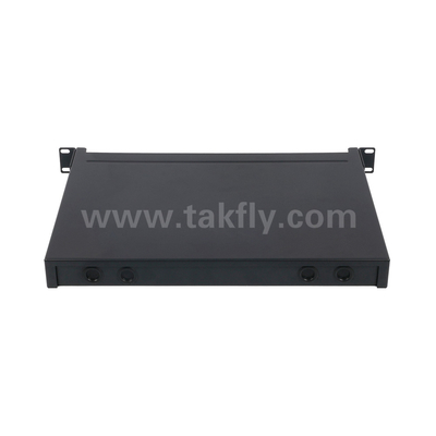 Optische vezel MPO Cassette MTP Patch Panel Aluminium legering Slidable Type Management Voor Data Center FTTX