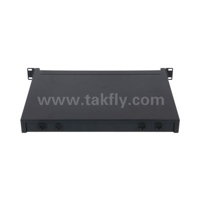 MPO/MTP-patchpaneel Beheercassette Aluminiumlegering Verschuifbaar type glasvezel voor datacenter FTTX-bekabeling
