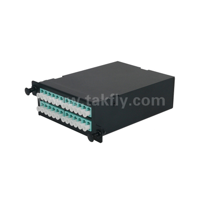 Optische vezel MPO Cassette MTP Patch Panel Aluminium legering Slidable Type Management Voor Data Center FTTX
