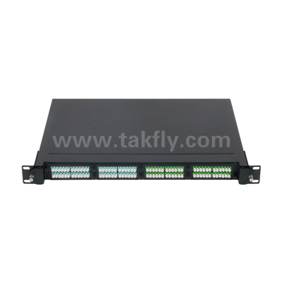 Optische vezel MPO Cassette MTP Patch Panel Aluminium legering Slidable Type Management Voor Data Center FTTX