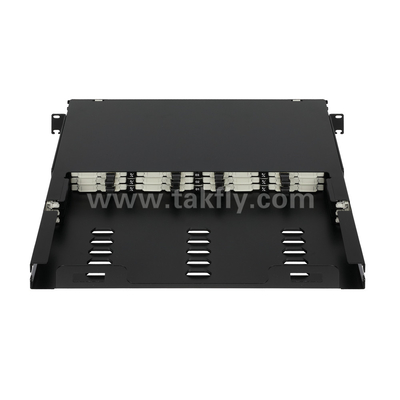 Optische glasvezel MPO cassette MTP patch panel 144 cores superhoge dichtheid voor datacenters FTTX