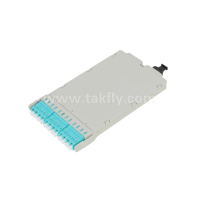 Optische glasvezel MPO cassette MTP patch panel 144 cores superhoge dichtheid voor datacenters FTTX