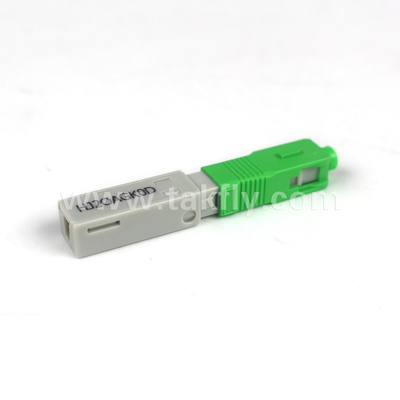 SC/APC Vinnige verbinding op het veld, geïnstalleerd-APC voor 62,5/125μm OM1 Plastic Fiber Mode