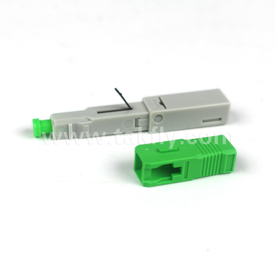 SC/APC Vinnige verbinding op het veld, geïnstalleerd-APC voor 62,5/125μm OM1 Plastic Fiber Mode