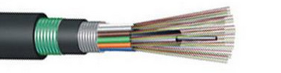 GYTA53 2-144F Optische buitenkabel met dubbele omhulsel met MDPE/HDPE-omhulsel
