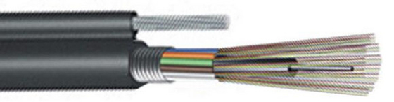 216C Fiber Count GYTC8S Buitenkabel met waterbeveiligingsband