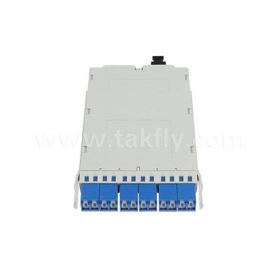 Optische glasvezel MPO-cassetmodule met vooraf beëindigde MPO/MTP-LC 12C voor datacenter FTTX