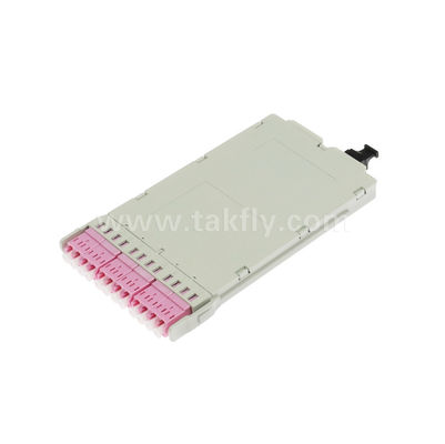 MPO/MTP-cassetmodule met vooraf afgesloten MPO/MTP-LC 12C glasvezel voor datacenters FTTX