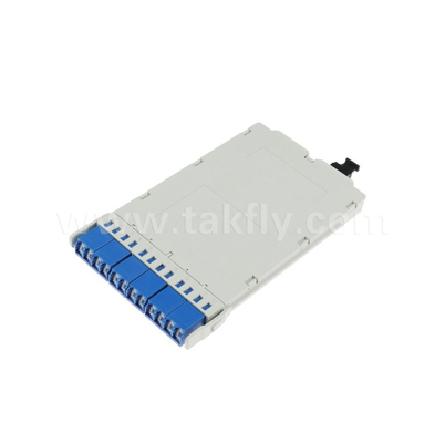 Optische glasvezel MPO-cassetmodule met vooraf beëindigde MPO/MTP-LC 12C voor datacenter FTTX