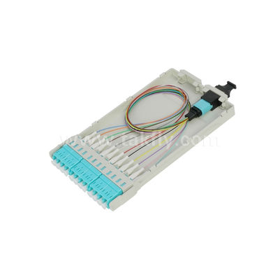 MPO/MTP-cassetmodule met vooraf afgesloten MPO/MTP-LC 12C glasvezel voor datacenters FTTX