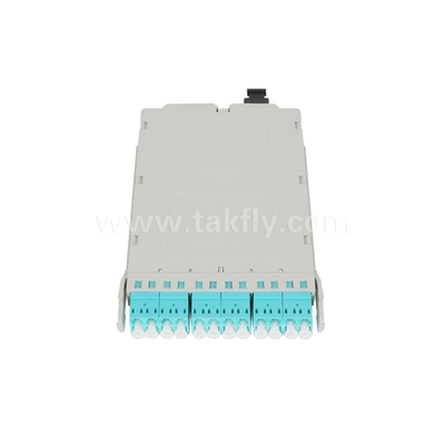 Optische glasvezel MPO-cassetmodule met vooraf beëindigde MPO/MTP-LC 12C voor datacenter FTTX