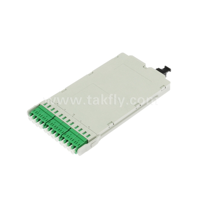 Optische glasvezel MPO-cassetmodule met vooraf beëindigde MPO/MTP-LC 12C voor datacenter FTTX