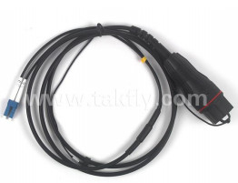 Fullaxs-DLC waterdicht vezelpatch kabel voor LTE LSZH Buitenste omhulsel materiaal 5,0 mm kabeldiameter