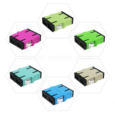 SC Adapter Cable Coupler APC/UPC Simplex/Duplex Glasvezel voor Data Center FTTH Multicore