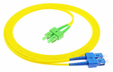 3.0mm Kabeldiachter SC-SC Simplex/Duplex Glasvezel Patch Cord met Returnloss UPCSM≥50dB APCS≥60dB