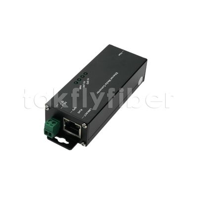 10/100/1000M Mini Industrial Media Converter met SFP-vezelpoort en 120 km transmissieafstand