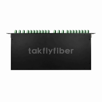 16CH DWDM MUX DEMUX met monitor en verlengpoort 1625nm OTDR en EDFA