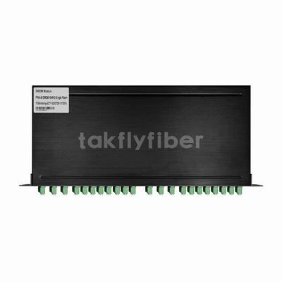 16CH DWDM MUX DEMUX met monitor en verlengpoort 1625nm OTDR en EDFA