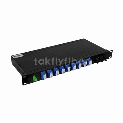 1U 19 inch Rack Mount WDM 1x72 CATV PLC Splitter voor GPON-toepassing