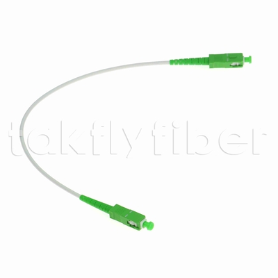 Gorderafstotend G657A2 SC APC Fiber Optic Patchcord Gepantserde Fiber Patch Cable SM 3.0mm