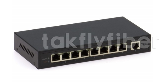 DF-1E-8EP 8-poort 10/100Mbps Fast Ethernet Switch met een vochtigheid van 0-95%
