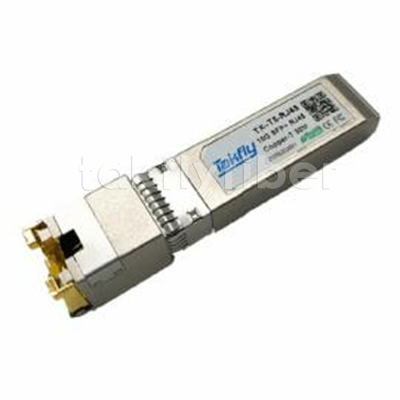 10GBASE-T SFP+ kopertransceiver Compact RJ-45 connector assemblage