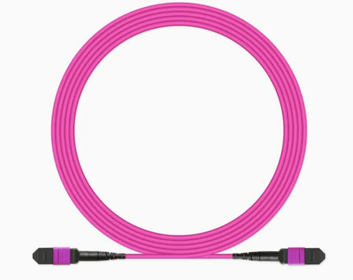 Flexibel MPO/MTP 12 vezels glasvezel patch cord -20C-70C voor verschillende omgevingen