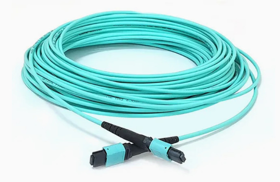 8/12/24core 2m-50m High Density PVC/LSZH UL Certificatie Vrouwelijk/Mans MPO-MPO Sm Om3 Om4 Om5 Trunk Cable Patch Cord Fiber Optic Jumper
