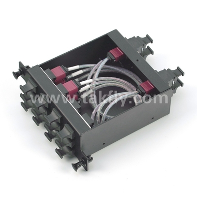 Nieuw ontworpen MPO High Density Patch Panel en Rack Mount van klein formaat, lichtgewicht, botstendend