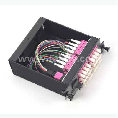 Nieuw ontworpen MPO High Density Patch Panel en Rack Mount van klein formaat, lichtgewicht, botstendend