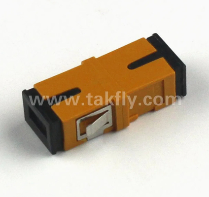 RoHS-compliant FTTH SC Simplex Duplex Glasvezel Adapter Werktemperatuur -40- 85C Terugkeerverlies ≥45dB