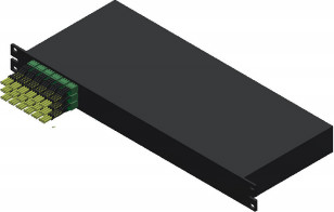 Compacte vezeldiameter 50/125 MMC Connector oplossingen Op maat gemaakte kleuroptie