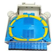 DIN Rail Montage Fiber Optic Terminal Box met duurzaam ABS materiaal